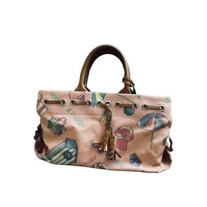 Dooney and Bourke MIAMI Beach Design Coated Canvas Handbag RETIRED